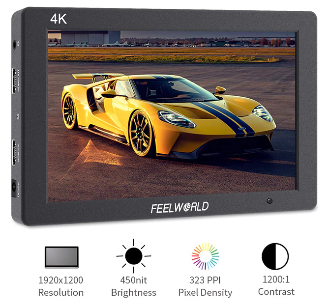 FeelWorld T7 Plus 7 inch 3D LUT On-camera Field Monitor-Detail3