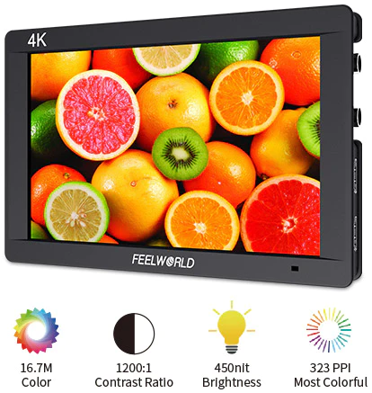 FeelWorld FW703 7 Inch IPS 3G-SDI 4K HDMI On-Camera Monitor-Detail13
