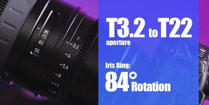 Sirui Jupiter 28-85mm T3.2 Full Frame Macro Cine Zoom Lens-Des5