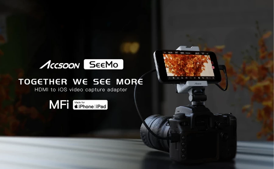 Accsoon SeeMo HDMI to iOS Video Capture Adapter-Des3