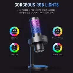 FIFINE A9 Podcast RGB Microphone Mic Studio Usb Condenser-Detail2