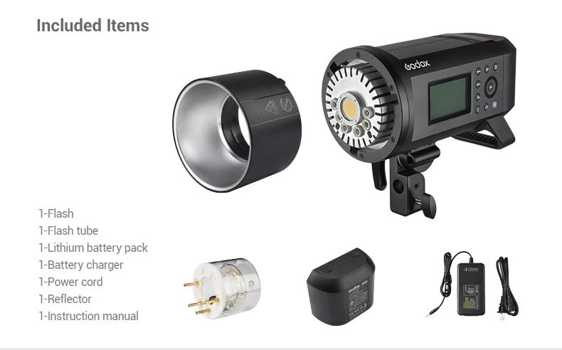 Godox AD600Pro Witstro Manual All-In-One Outdoor Flash-Des9