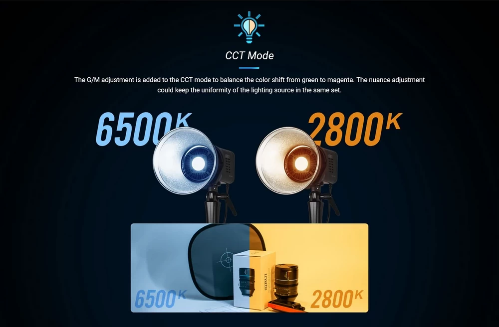 Sirui C60R RGB LED Monolight-Des11