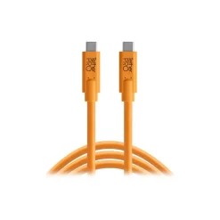 TetherPRO CUC15-ORG USB-C To USB-C Cable 15' (4.6M)-Detail1
