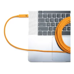 TetherPRO CUC15-ORG USB-C To USB-C (Right-Angle)-6