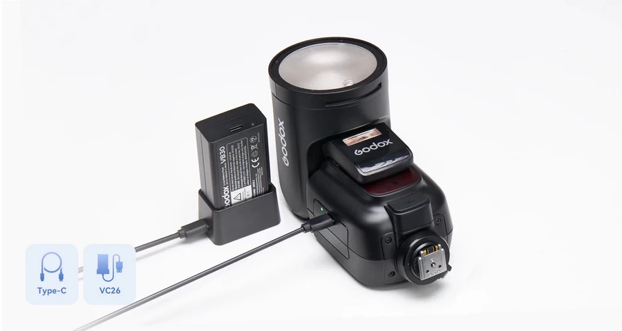 Godox V1Pro TTL Li-ion Round Head Camera Flash-Des4