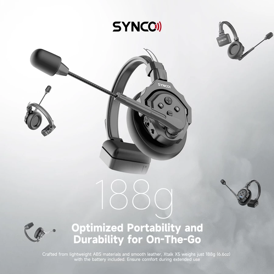 Synco X-Talk X5 Wireless Intercom System-Des7