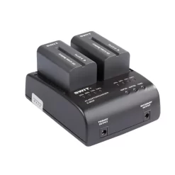 SWIT S-3602F 2-ch SONY NP-F Charger and Adaptor-Detail4