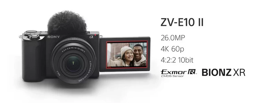 Sony ZV-E10 II Vlog Camera-Des1