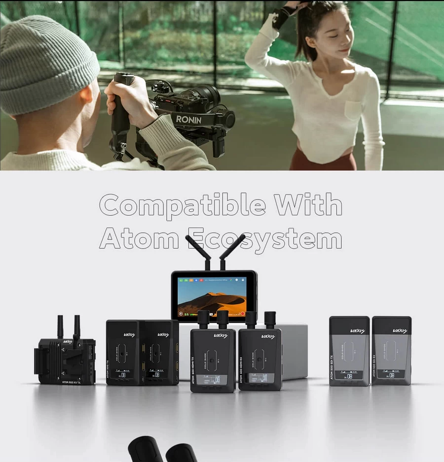 Vaxis Atom 600 HDMI Wireless Video Kit-Des10