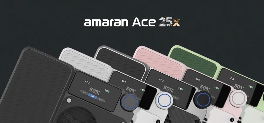 Amaran Ace 25x Bi-Color LED Light Panel-Des1