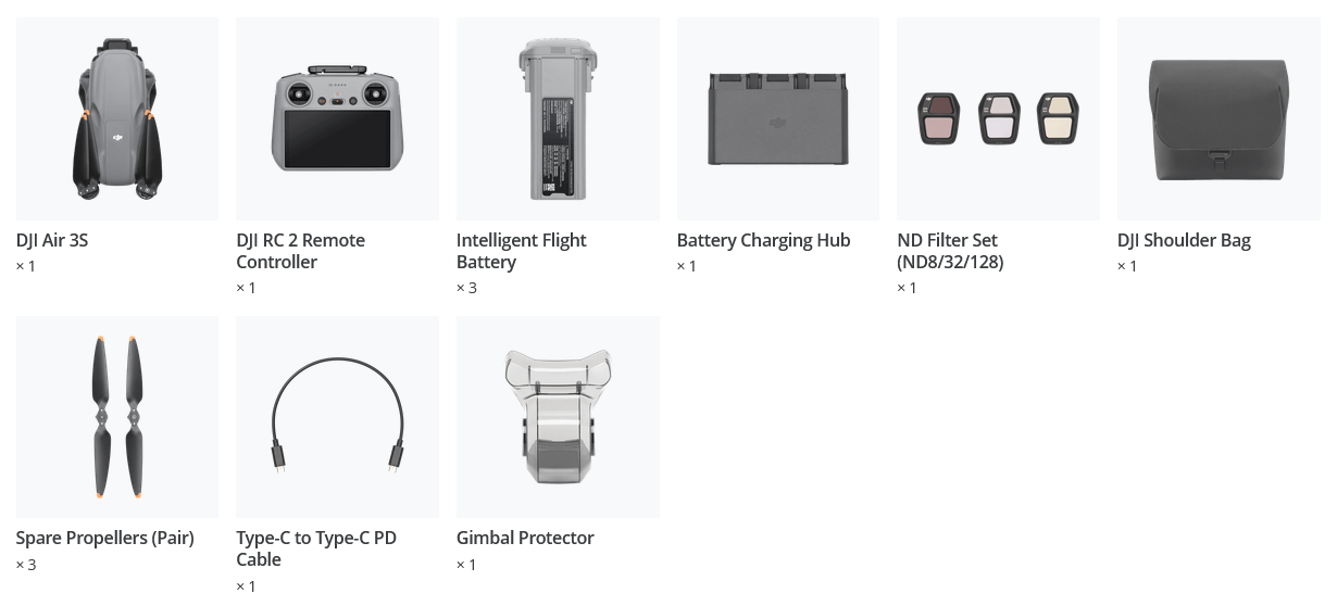 DJI Air 3S Fly More Combo (DJI RC 2)-Detail4