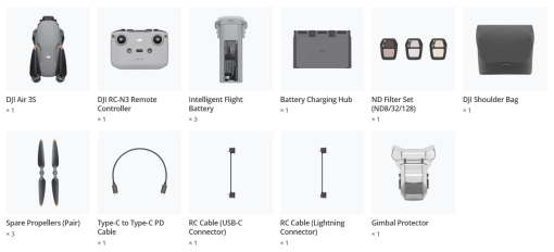 DJI Air 3S Fly More Combo (DJI RC-N3)-Detail4