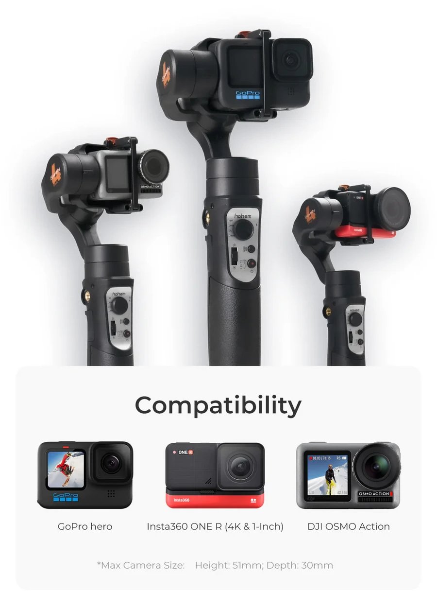 Hohem iSteady Pro4 Gimbal For Action Camera-Des8