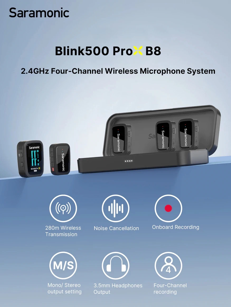 Saramonic Blink500 ProX B8-Des1