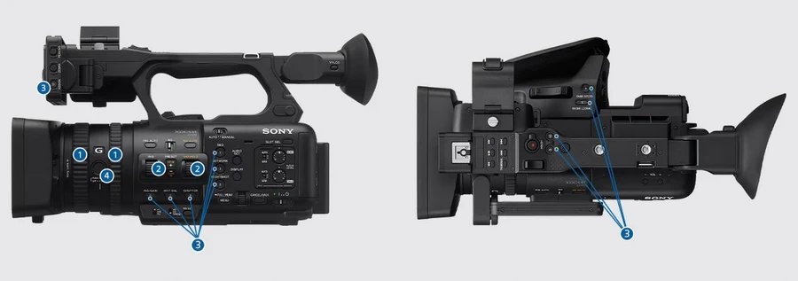 Sony PXW-Z200 4K 1inch CMOS Sensor XDCAM Camcorder-Des16