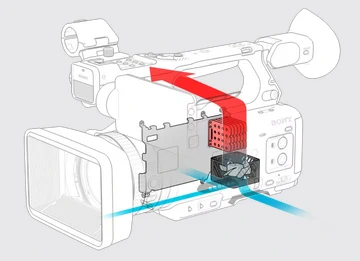 Sony PXW-Z200 4K 1inch CMOS Sensor XDCAM Camcorder-Des27