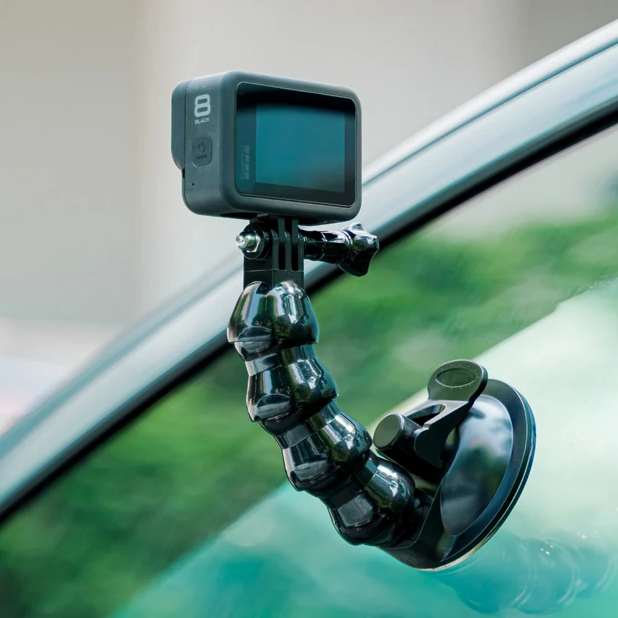 Telesin Suction Cup Flexible Mount Holder & Phone Clip-Des1