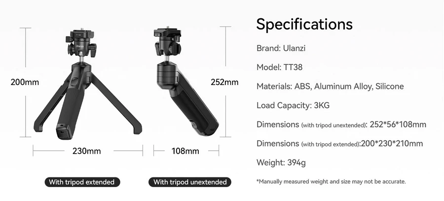 Ulanzi TT38 One-Click Opening Tripod-Des7