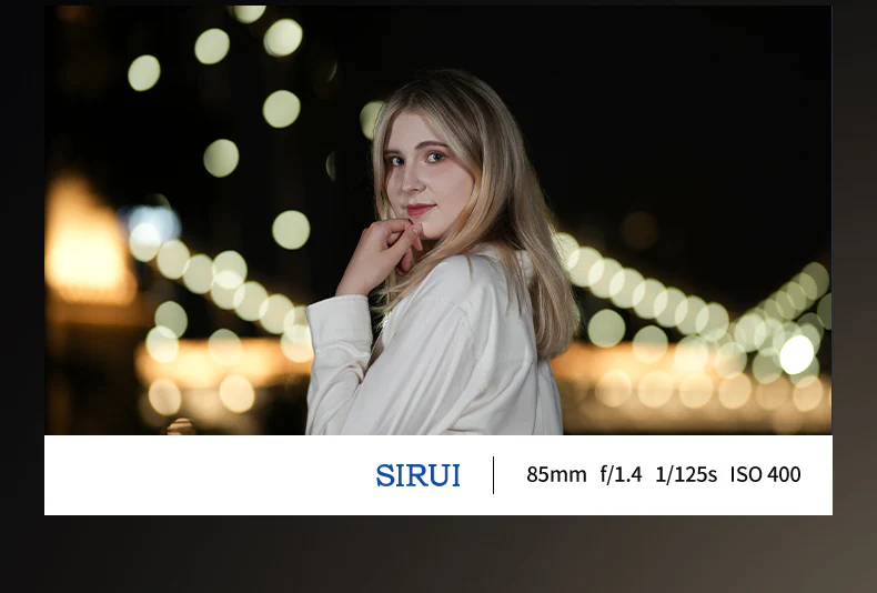 Sirui Aurora 85mm f1.4 Full-Frame Autofocus-Des9