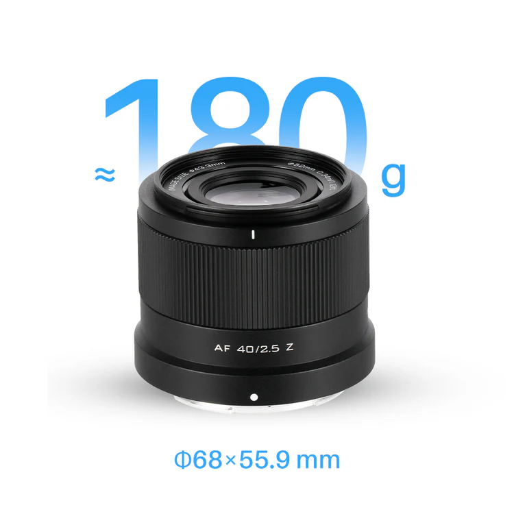 Viltrox AF 40mm f2.5 Full-Frame Lens For Nikon Z-Mount-Des4