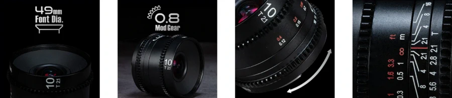 Laowa MFT Cine Prime 3-Lens Wide Bundle-Des16